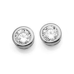 White Gold Earrings