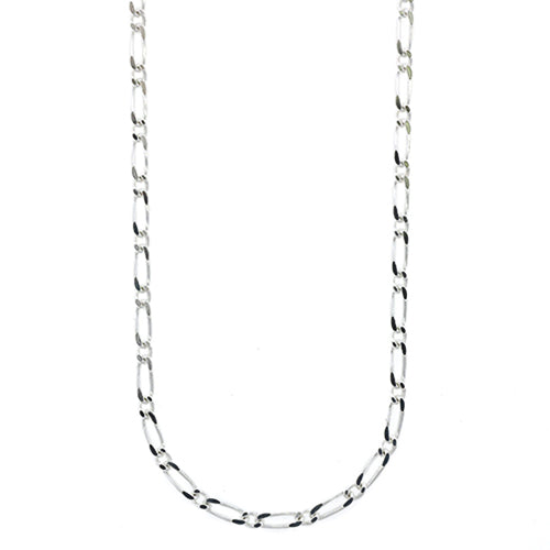 Sterling Silver Figaro Link Chain