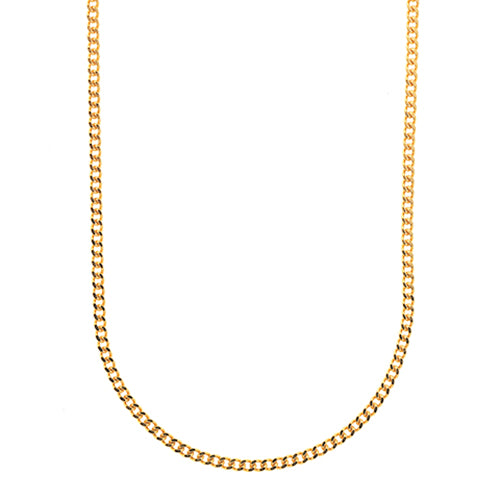 9ct Yellow Gold Curb Link Chain