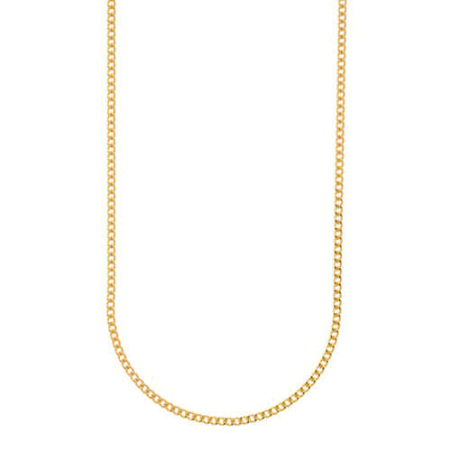 9ct Yellow Gold Curb Link Chain