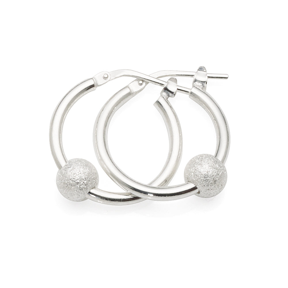 Sterling Silver 15mm Hoops