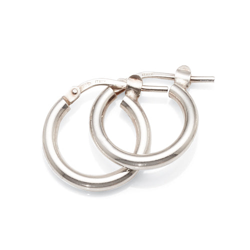 Sterling Silver 10mm Hoops