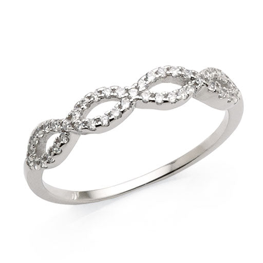 Sterling Silver Cubic Zirconia Ring