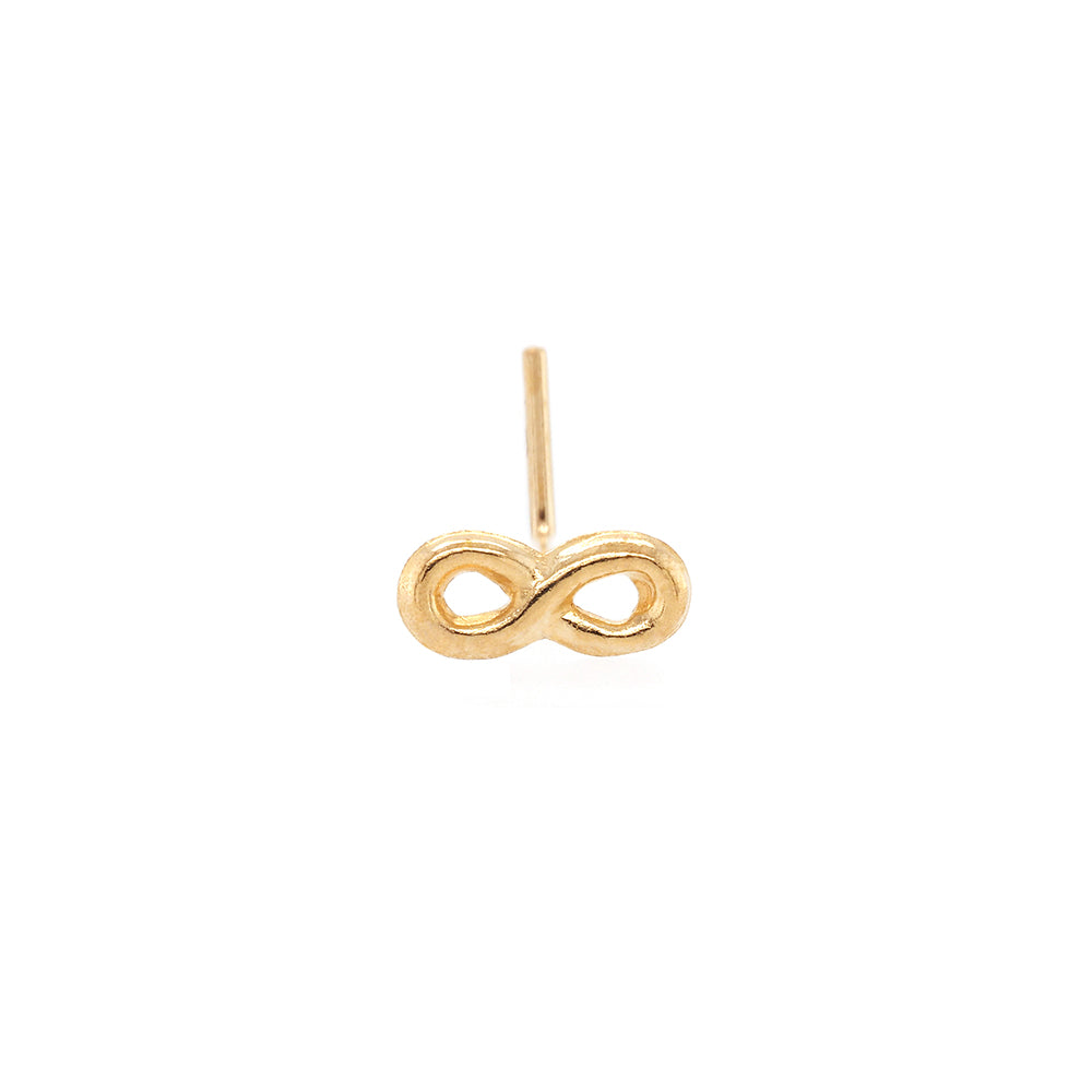 9ct Gold Infinity Nose Stud