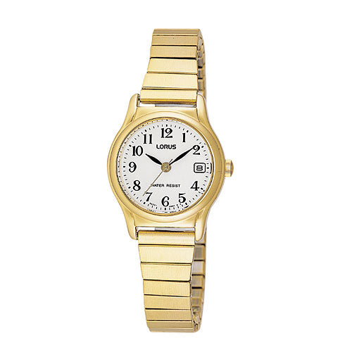 Lorus Gold-Tone Flex Watch RJ206AX-9