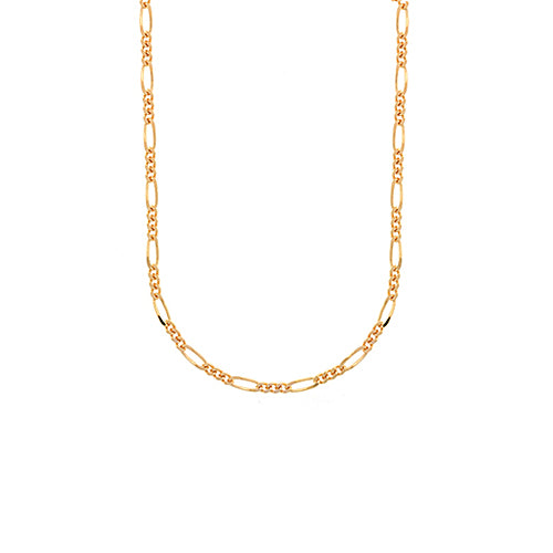 9ct Gold 3+1 Figaro-Link Chain