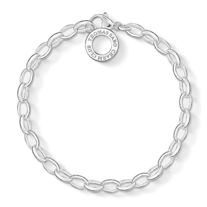 Thomas Sabo Sterling Silver Oval Belcher Bracelet CX0031M