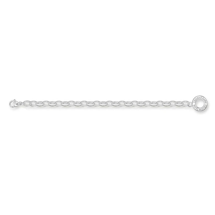 Thomas Sabo Sterling Silver Oval Belcher Bracelet CX0031M