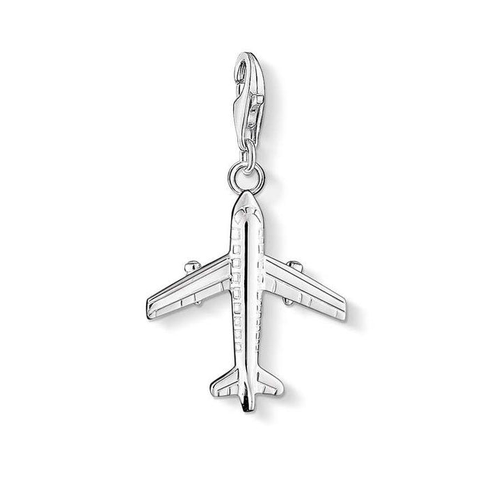 Thomas Sabo Sterling Silver Aeroplane Charm Pendant CC030