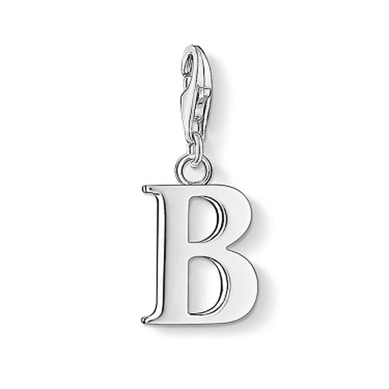 Thomas Sabo Sterling Silver 'B' Letter Initial Charm CC176