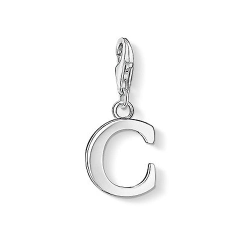 Thomas Sabo Sterling Silver 'C' Letter Initial Charm CC177