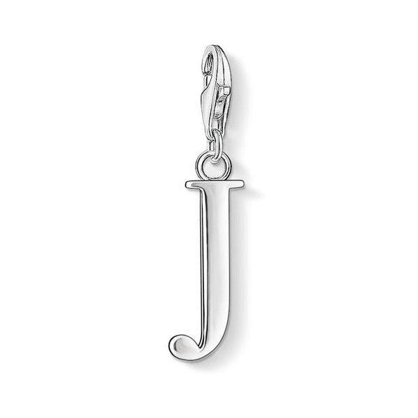 Thomas Sabo Sterling Silver 'J' Letter Initial Charm CC184