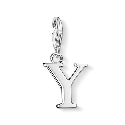 Thomas Sabo Sterling Silver 'Y' Letter Initial Charm CC199