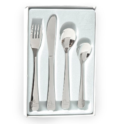 Stainless Steel 4 Piece Children's Cutlery Set