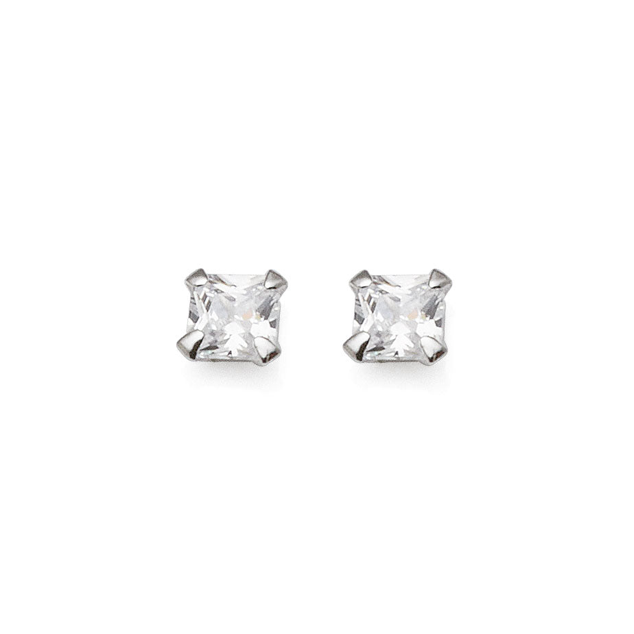 Sterling Silver Cubic Zirconia Studs