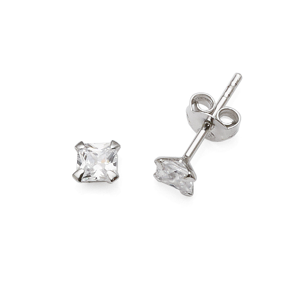 Sterling Silver Cubic Zirconia Studs