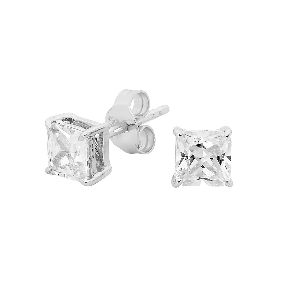 Georgini 5mm Square Cubic Zirconia Studs E123