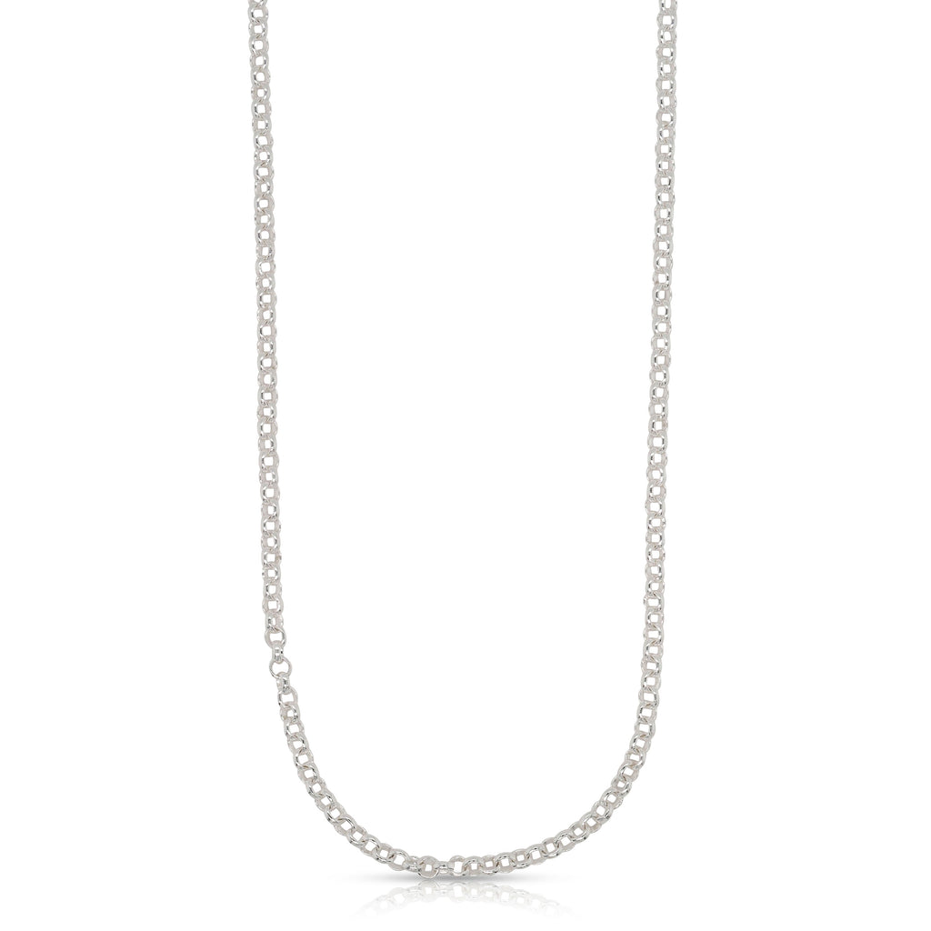 Sterling Silver Fine Round Belcher Chain