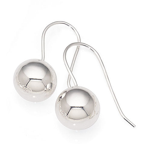 Sterling Silver Ball Hooks