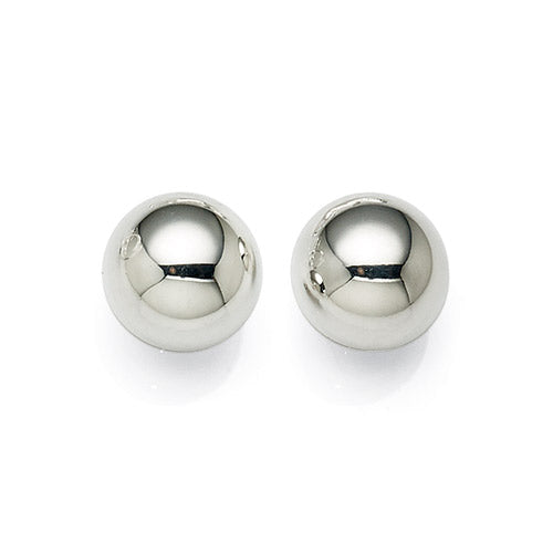 Sterling Silver 10mm Ball Studs