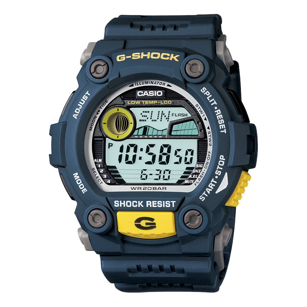 Casio G-Shock Tide Graph Blue Grey Digital Watch G7900-2
