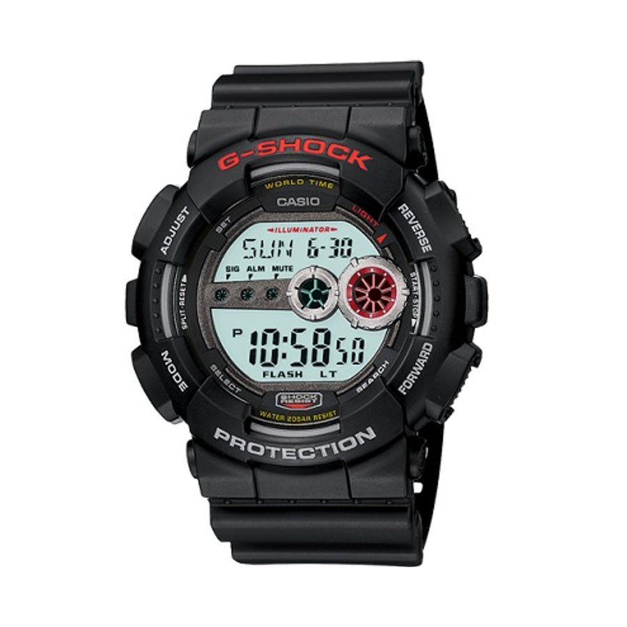 Casio G-Shock Digital Black Rubber Strap Watch GD100-1A