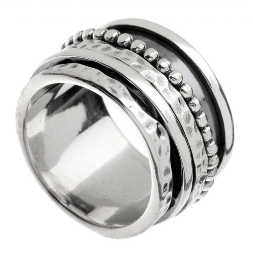Najo 'Bands Of Time' Sterling Silver Spinning Ring R1733L