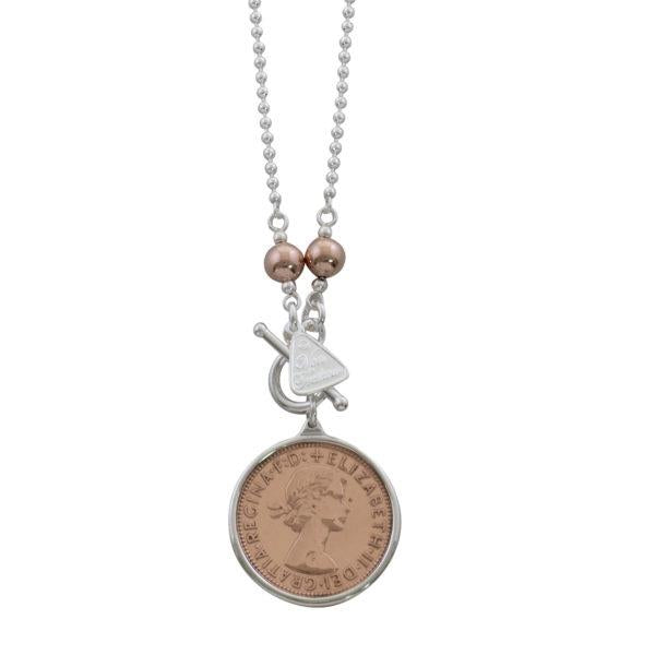 Von Treskow 2-tone Penny 80cm Necklet RGN402