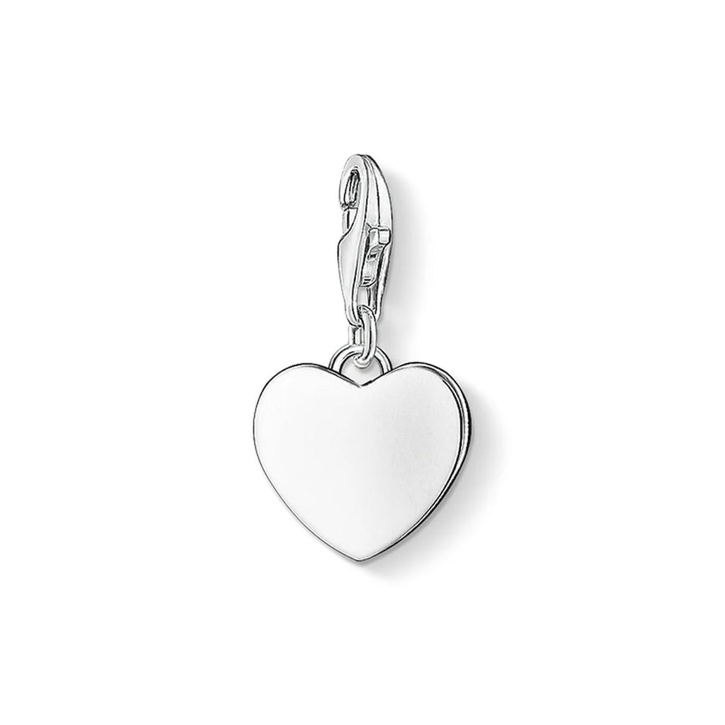 Thomas Sabo Sterling Silver Plain Heart Charm CC766