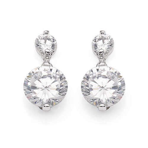 Sterling Silver Cubic Zirconia Studs