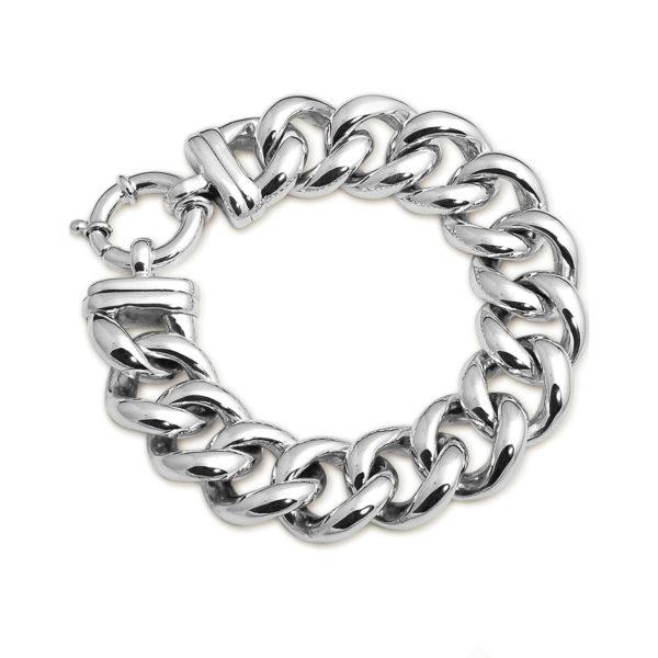 Von Treskow Sterling Silver 'Big Mama' Bolt Ring Bracelet VT