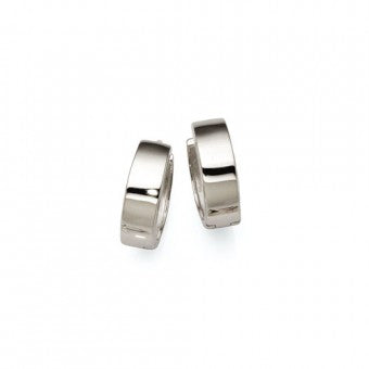 Sterling Silver 18mm Hinged Hoops