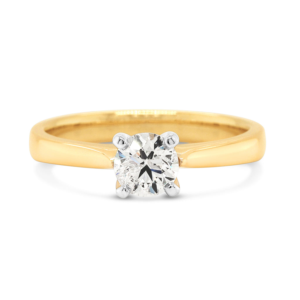 9ct Yellow Gold 0.50CT Brilliant Cut Diamond Solitaire Engag