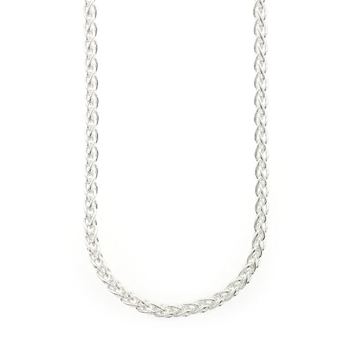 Sterling Silver Wheat-Link Chain