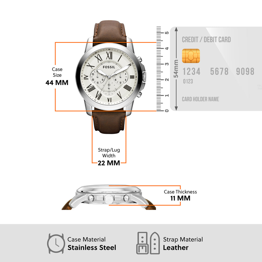 Fossil 'Gran't Chronograph Watch FS4735