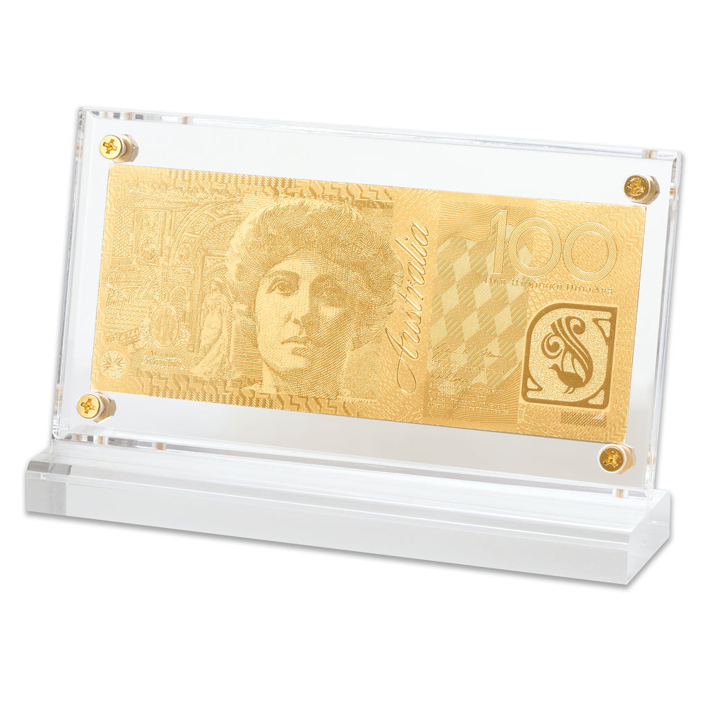 24ct Gold Australian Replica 1996 Edition $100 Note