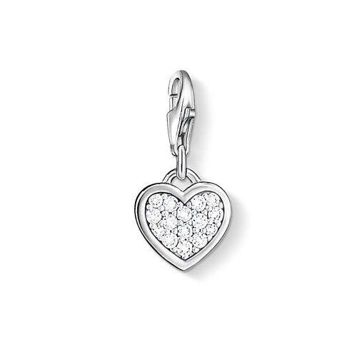 Thomas Sabo Sterling Silver Cubic Zirconia 'Glitter Heart' C