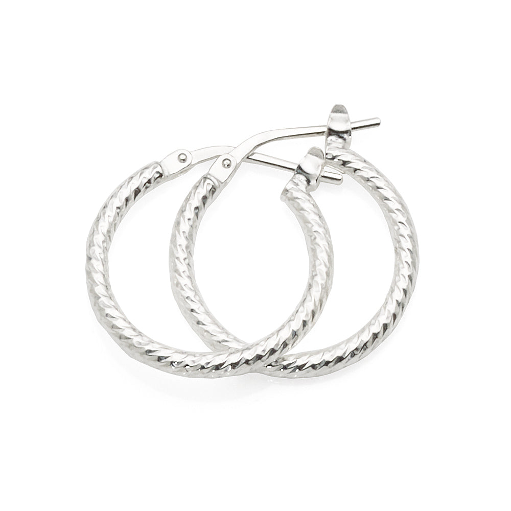 Sterling Silver 15mm Hoops