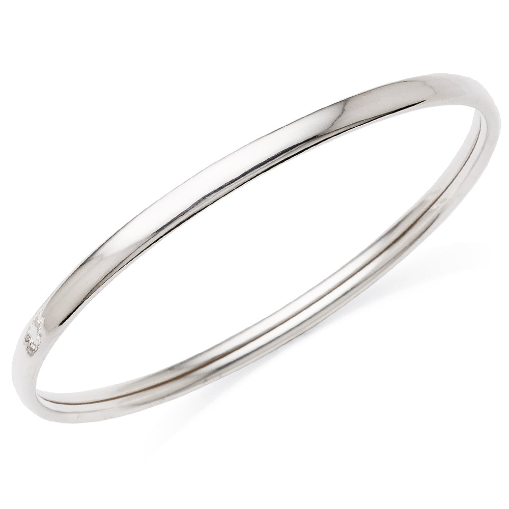 Sterling Silver 65mm Bangle