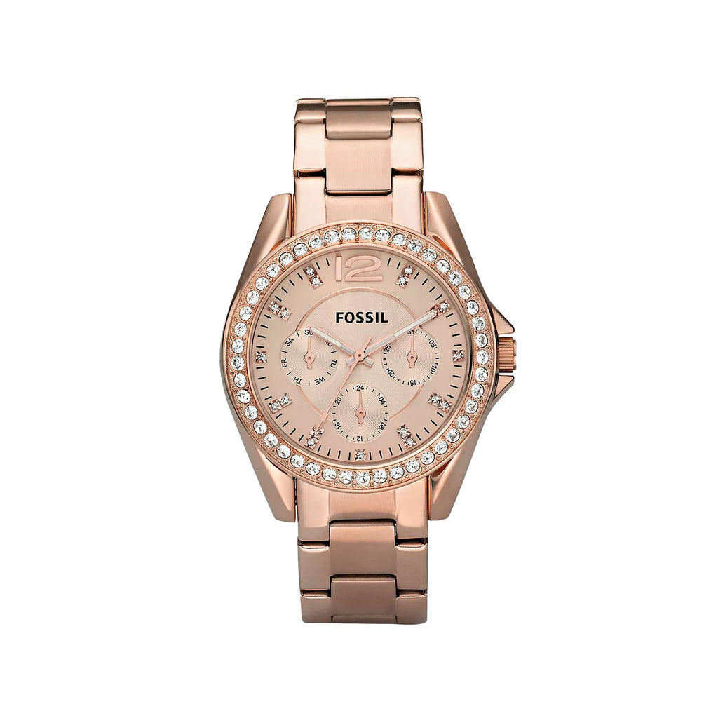 Fossil Riley Rose Tone Multi-Function Watch ES2811