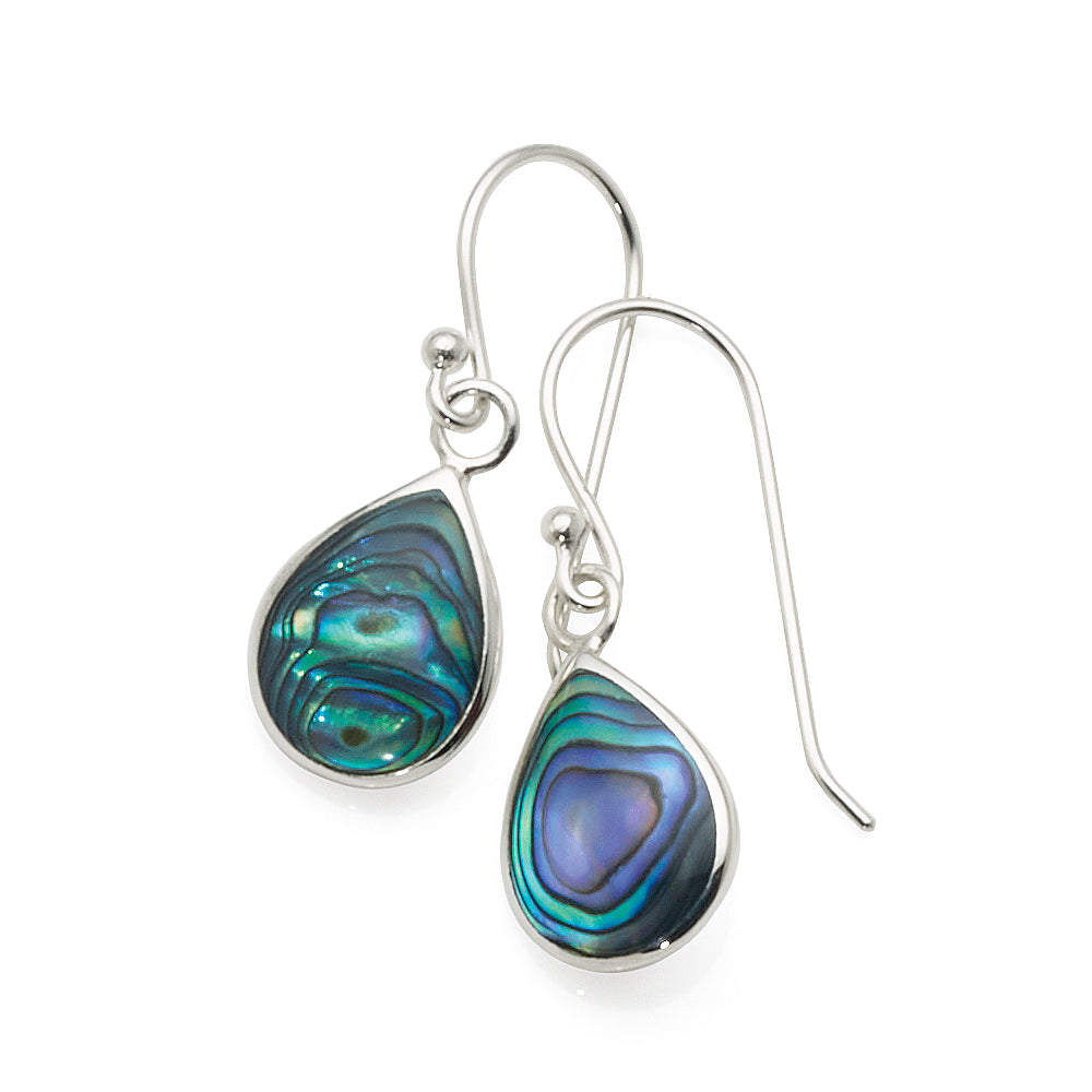 Sterling Silver Paua Shell Hooks