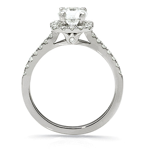 18ct White Gold Diamond Engagement Ring