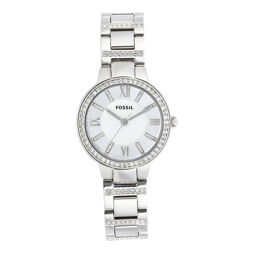 Fossil Virginia Silver Watch ES3282