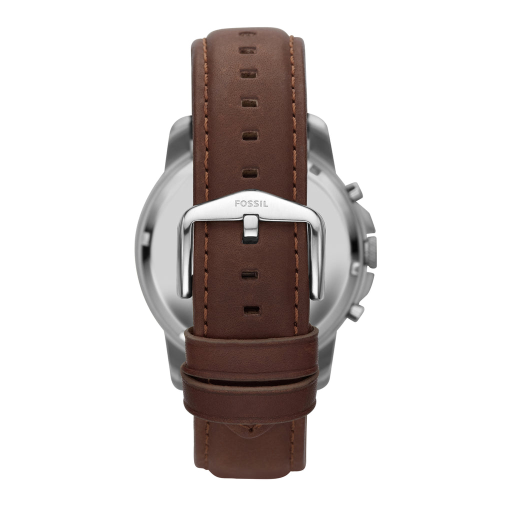 Fossil 'Grant' Chronograph Brown Leather Watch FS4813IE