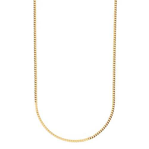 9ct Yellow Gold Fine Curb Link Chain