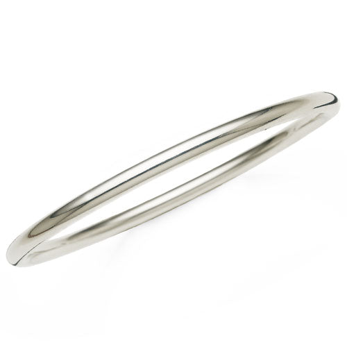 Sterling Silver 65mm Solid Golf Bangle