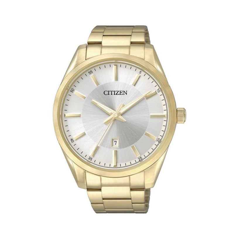 Citizen Gold Tone Stainless Steel Dress Watch BI1032-58A
