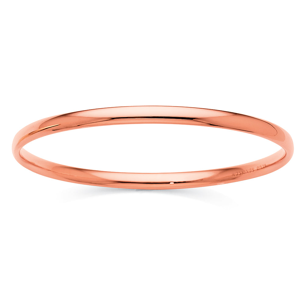 Rose Gold Silver Filled Bangle