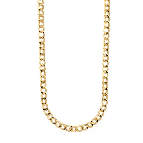 9ct Gold Bonded Flat Curb Chain