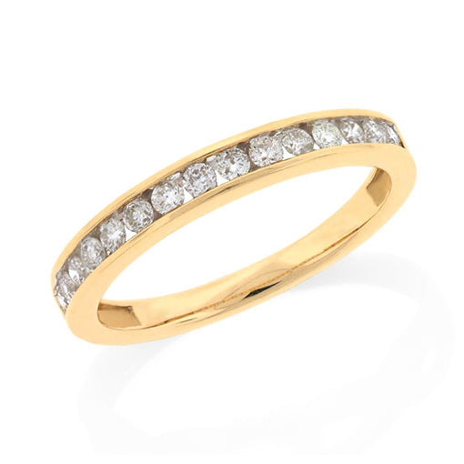 18ct Gold Diamond Band